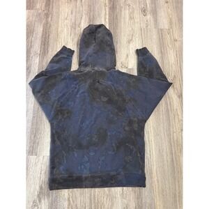 Lululemon Scuba Pullover Hoodie Acid Wash Navy Kangaroo Pocket Size Medium/Large